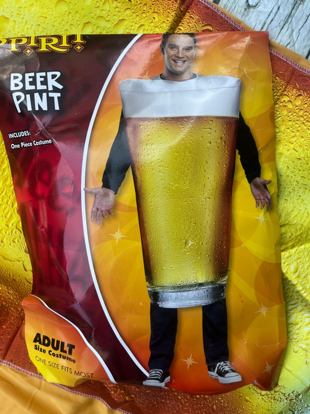Halloween or Party Beer pint Costume